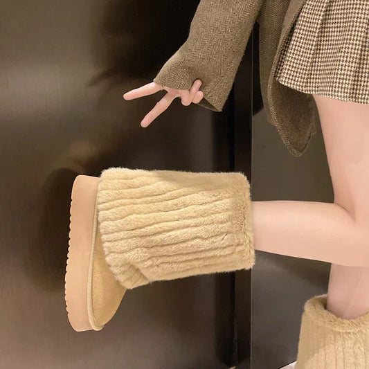Demeter Plush High-Rise Boots: Where Comfort Meets Elevated Elegance