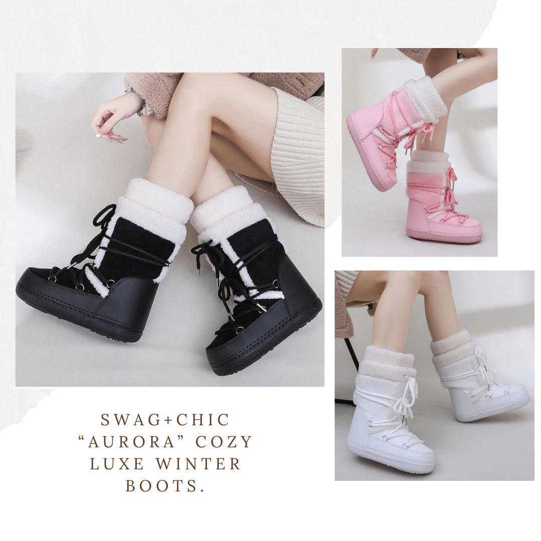 Embrace Winter in Style with the Aurora Cozy Luxe Winter Boots