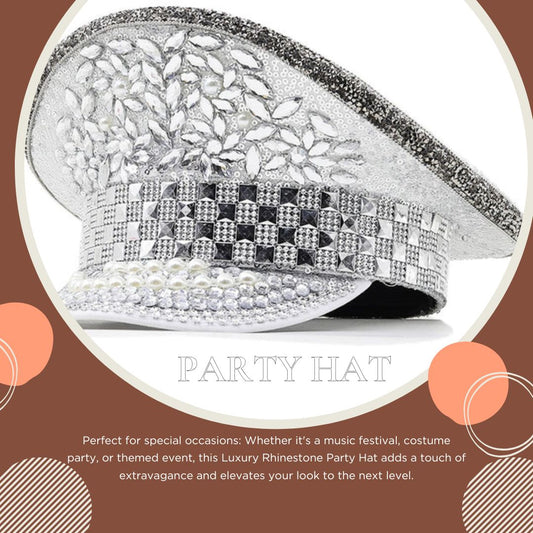 Sparkle Boldly: The TEANA Luxury Rhinestone Party Hat