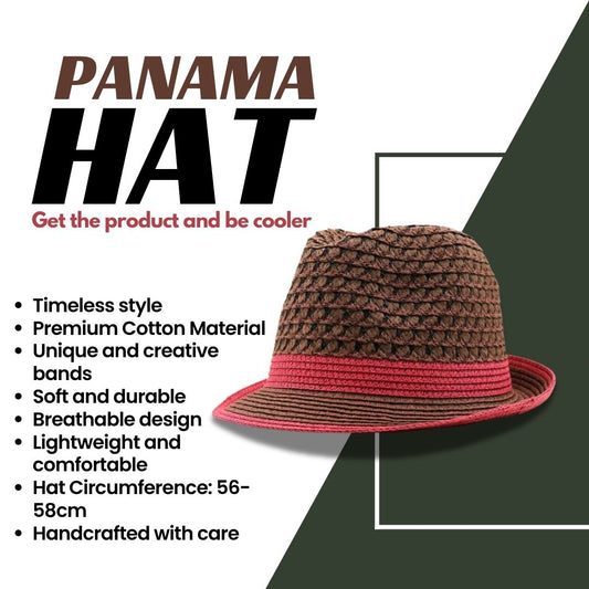 "Sun-Chic Elegance: The Timeless Allure of the LOISA Panama Hat"