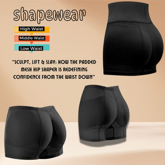 “Sculpt, Lift & Slay: How the Padded Mesh Hip Shaper is Redefining Confidence from the Waist Down”