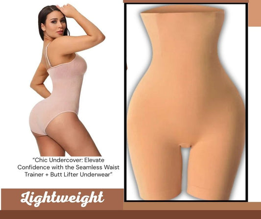“Chic Undercover: Elevate Confidence with the Seamless Waist Trainer + Butt Lifter Underwear”