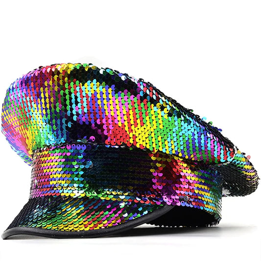 Sparkle and Shine: The KATARZYNA Luxury Sequin Party Hat from Swag+Chic