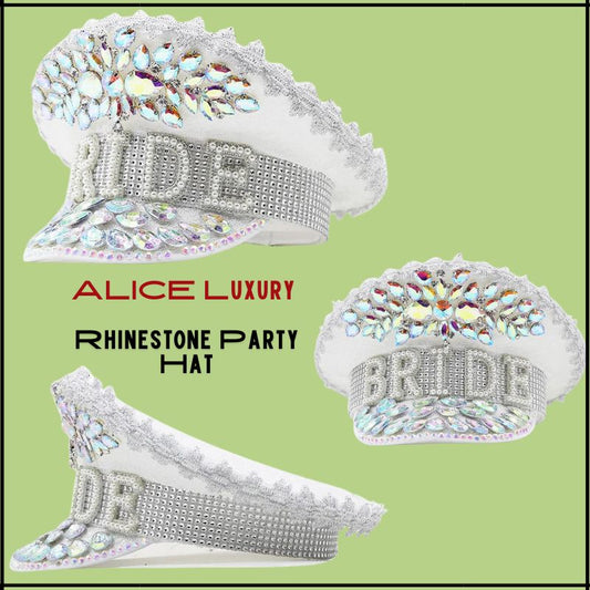 ✨ Own the Night: The Alice Luxury Rhinestone Party Hat Has Arrived