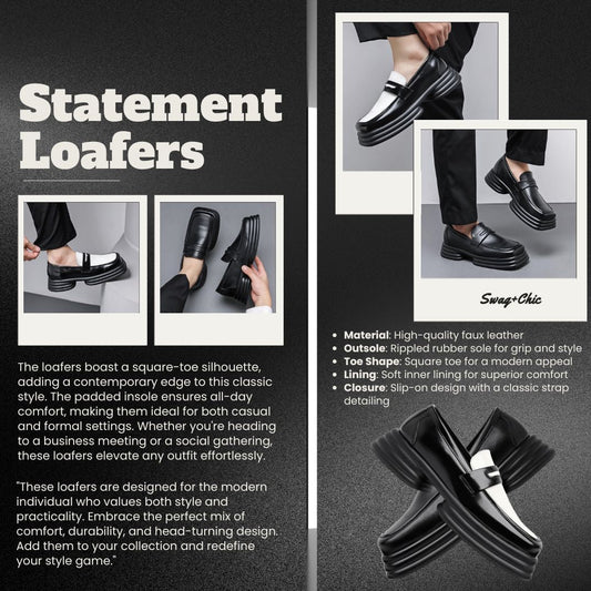 Lead with Loafers, Rule with Style: MLB LTHR-24 Statement Loafers