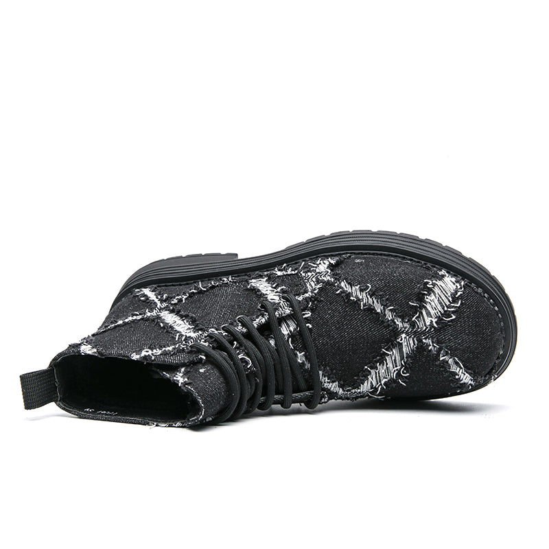 MLB LTHR-05 Textured High-Top Boots
