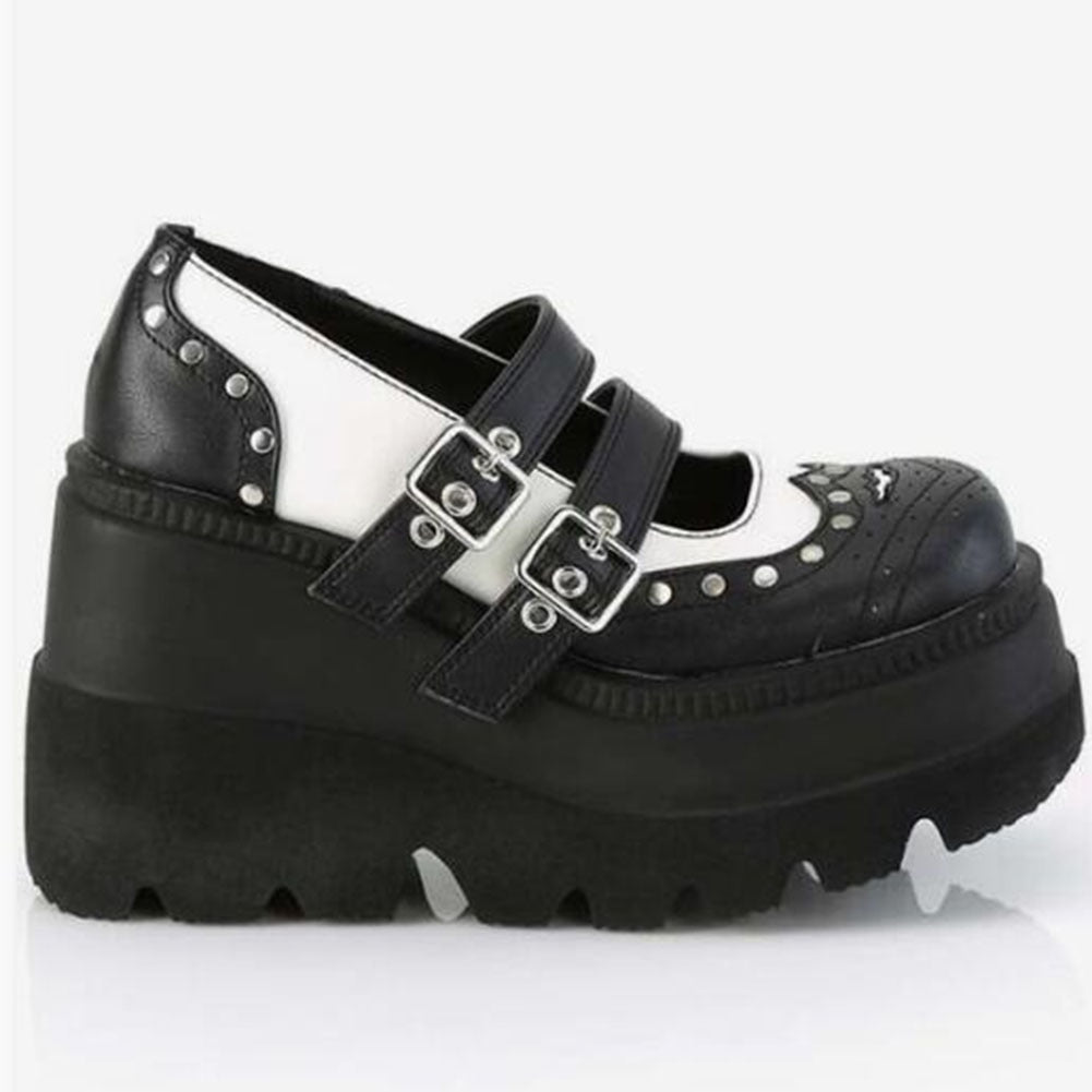 MERLE Chunky Heel Oxford Shoes