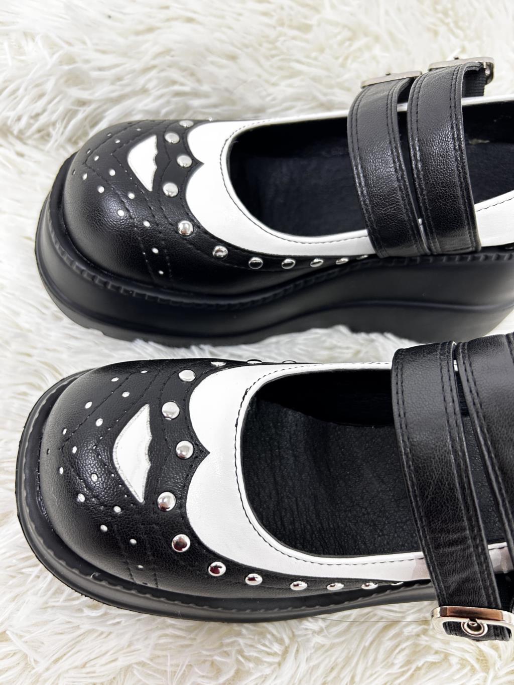 MERLE Chunky Heel Oxford Shoes
