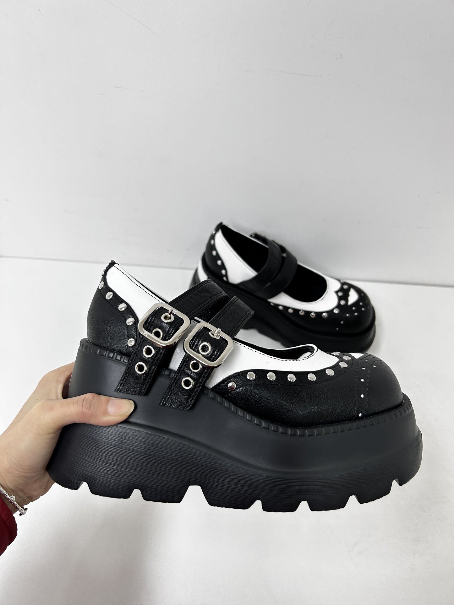 MERLE Chunky Heel Oxford Shoes