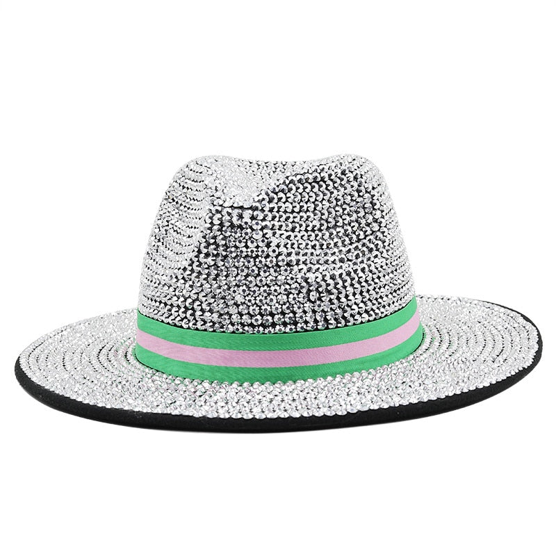 JOELY Luxury Sequin Fedora