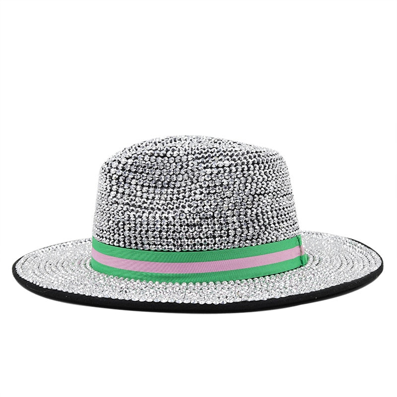 JOELY Luxury Sequin Fedora