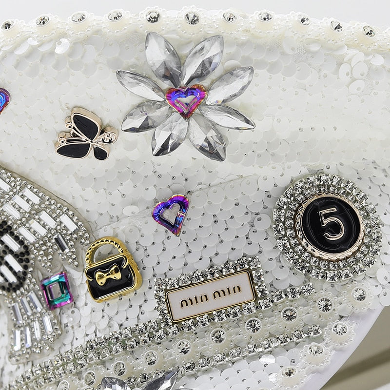 DORIS Luxury Rhinestone Party Hat