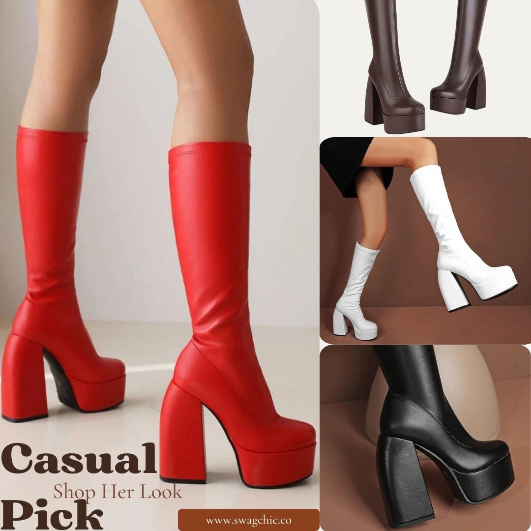 Step into Elegance with Swag+Chic's Knee-High Boots Collection