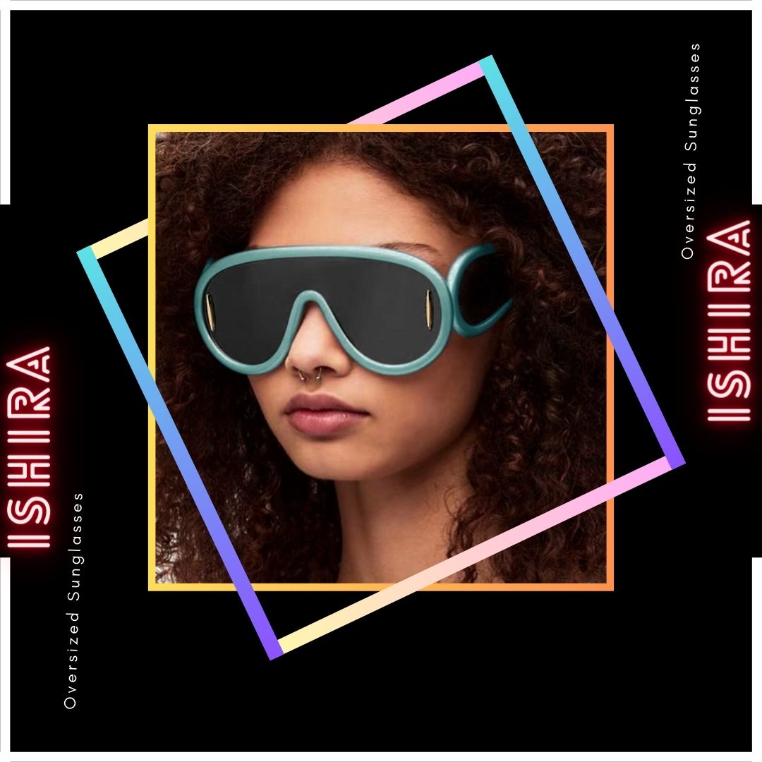 Luxurious Protection: "The Unique Charm of ISHIRA Oversized Sunglasses" With Swag+Chic