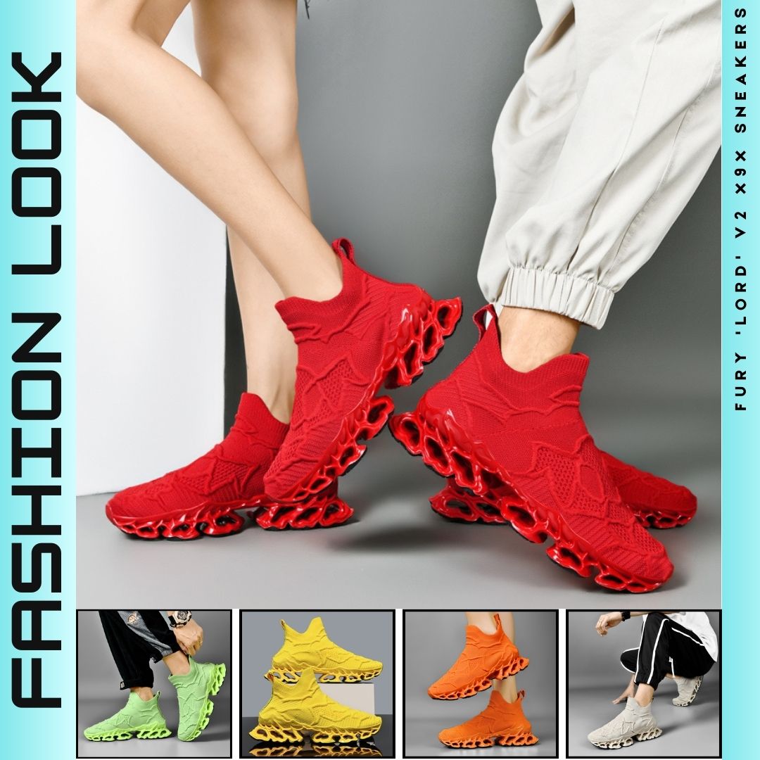 FURY 'Lord' Colorful X9X Sneakers: The Vibrant Palette - A Symphony of Colors from Swag+Chic