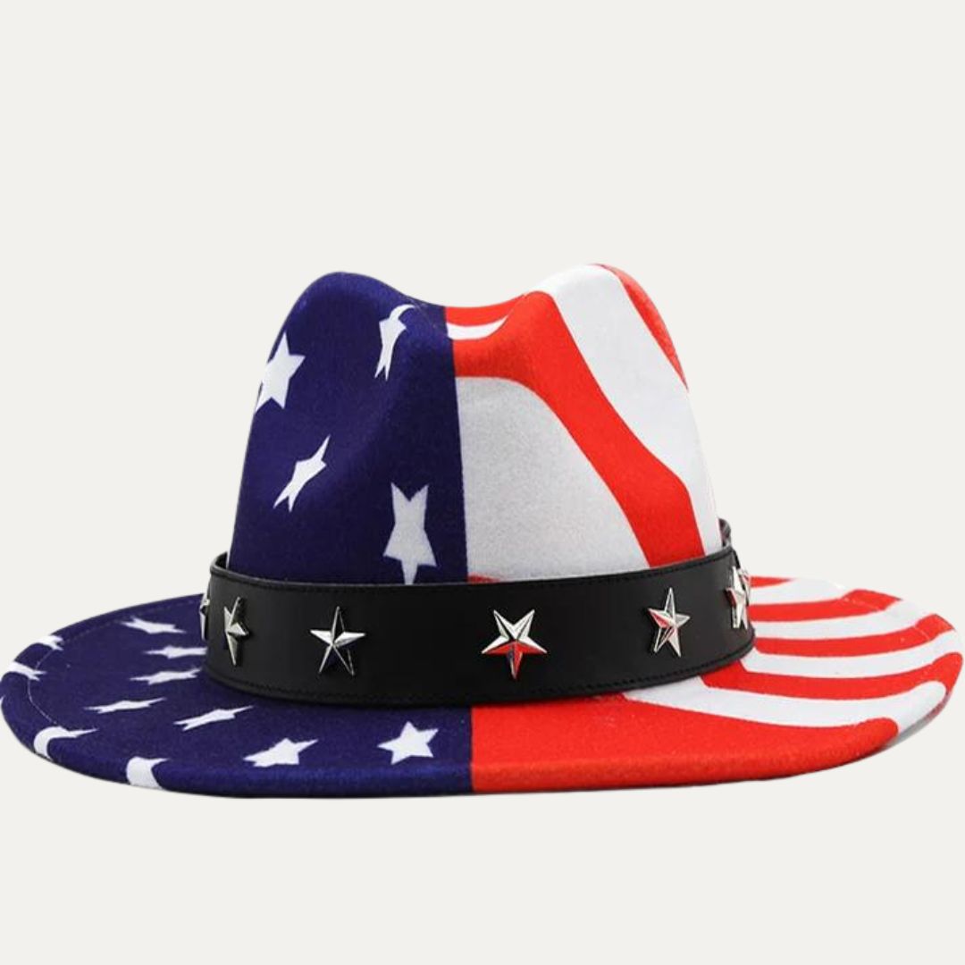 Embrace Timeless Elegance with the USA Fedora Hat from  Swag+Chic Collections
