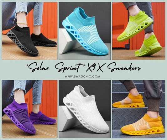 Illuminate Your Journey with ‘Solar Sprint’ X9X Sneakers