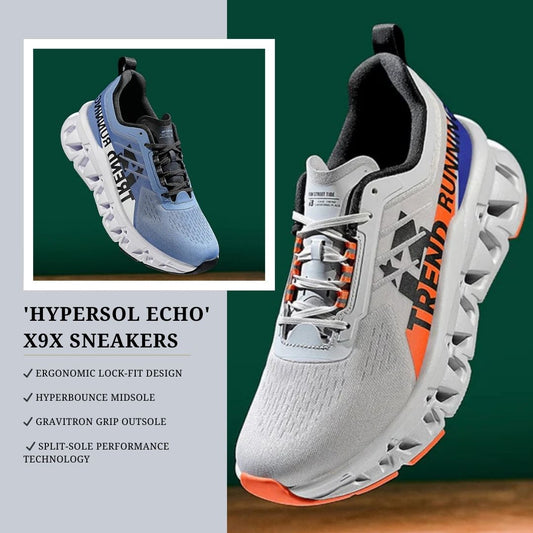 Step into the future with the 'Hypersol Echo' X9X Sneakers and experience footwear innovation like never before!