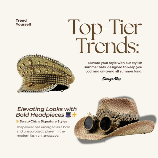 Top-Tier Trends: Elevating Looks with Bold Headpieces 🎩✨