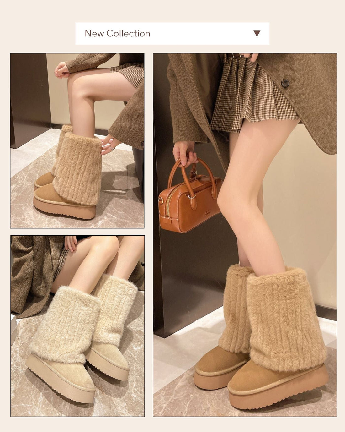 Demeter Plush High-Rise Boots – Elevate Your Winter Wardrobe with Cozy Elegance