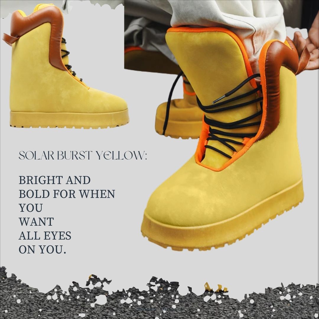 Step Into the Future with ‘Nexus Elevate’ X9X Moon Boots – Solar Burst Yellow