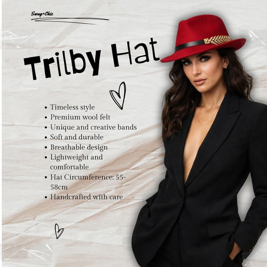 MAEVIAN Trilby Hat: A Modern Classic for Effortless Style