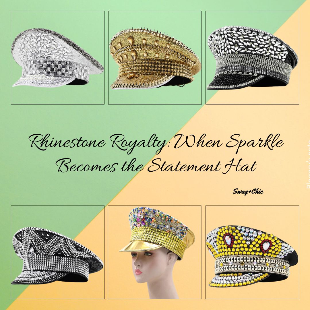 Rhinestone Royalty: When Sparkle Becomes the Statement Hat