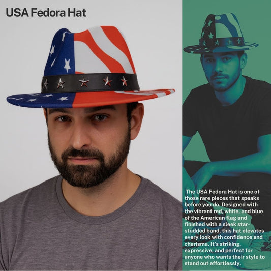 USA Fedora Hat: Timeless American Style with Modern Confidence