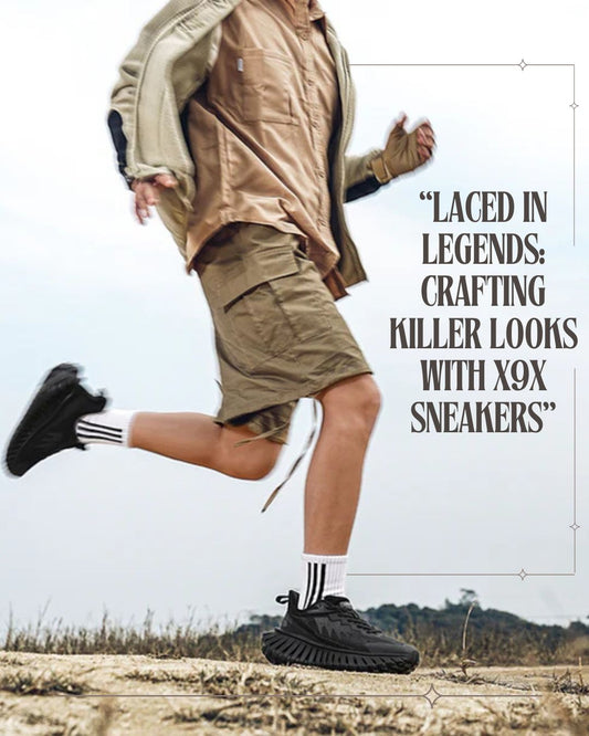 Laced in Legends: Crafting Killer Looks with X9X Sneakers