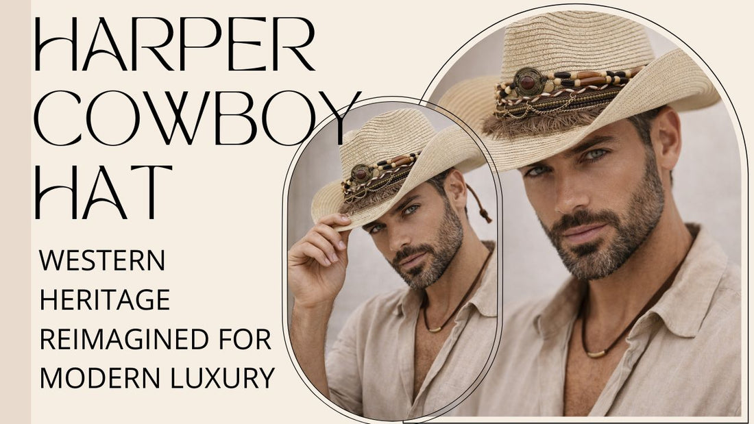 HARPER Cowboy Hat: Western Heritage Reimagined for Modern Luxury