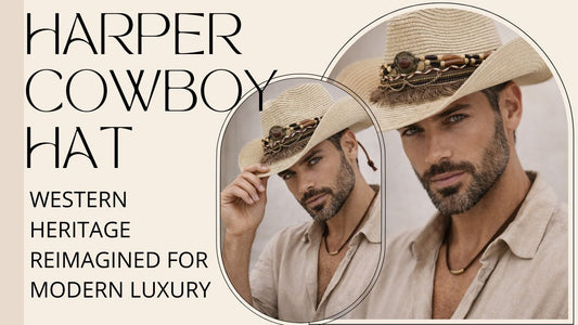 HARPER Cowboy Hat: Western Heritage Reimagined for Modern Luxury