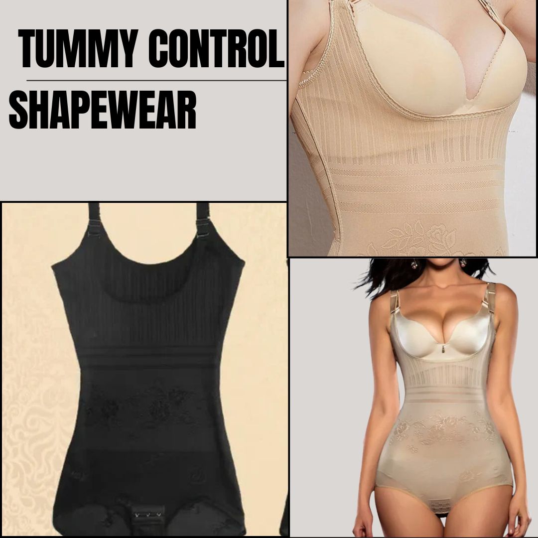 Elevate Your Elegance with SHPWR-8 Sheer Lace Tummy Control Shapewear ✨💖