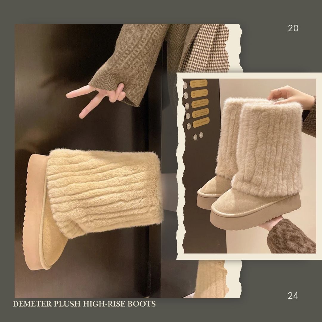 Stay Cozy and Chic with Swag+Chic’s “Demeter” Plush High-Rise Winter Boots