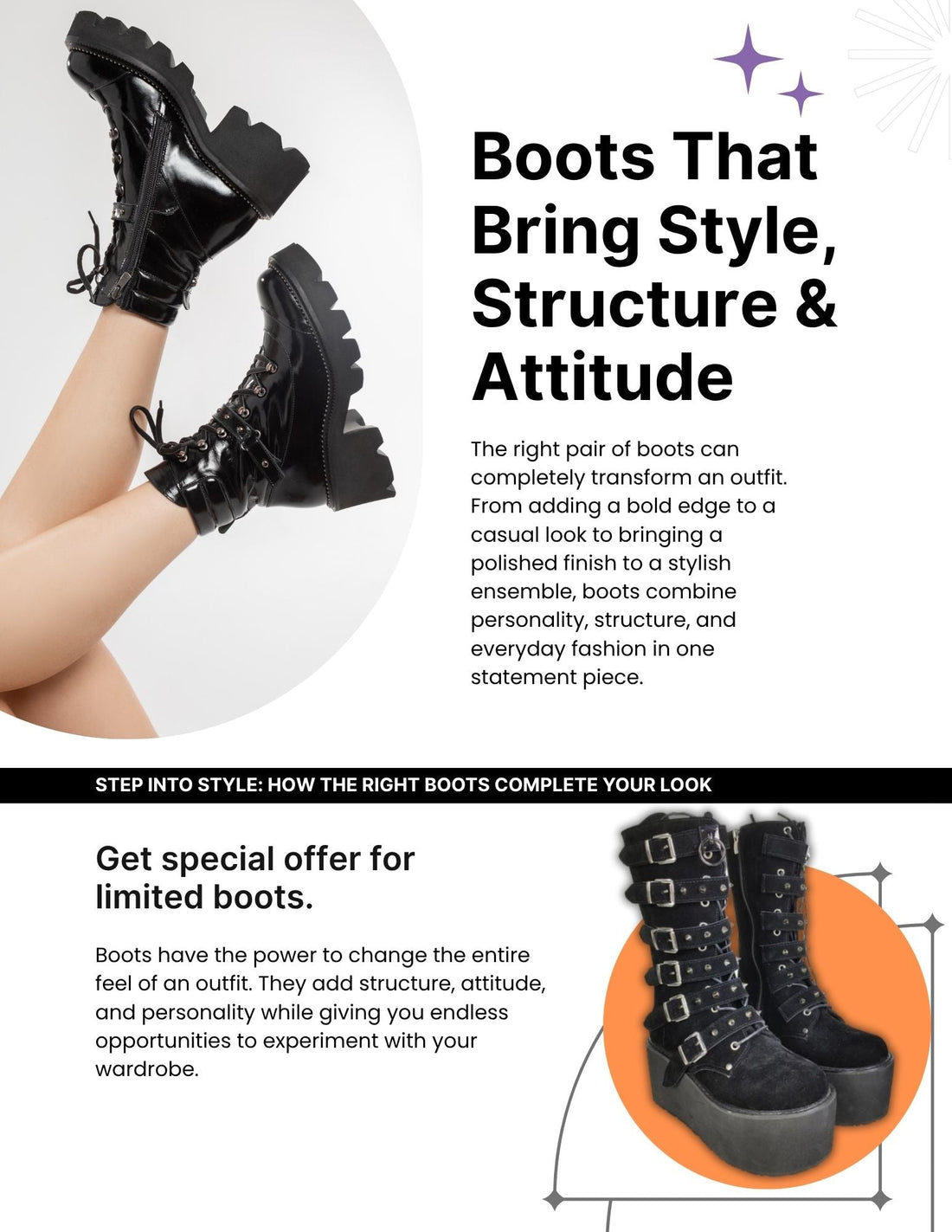 STEP INTO STYLE: HOW THE RIGHT BOOTS COMPLETE YOUR LOOK
