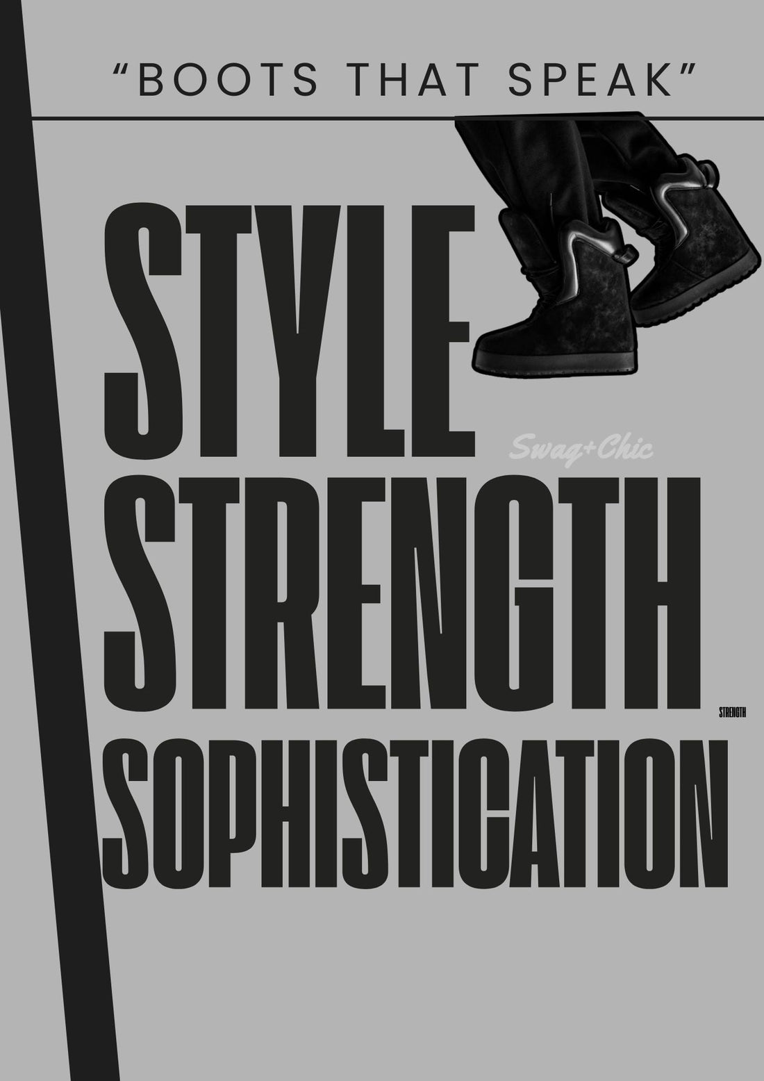 "Boots That Speak: Style, Strength, and Sophistication in Every Step"