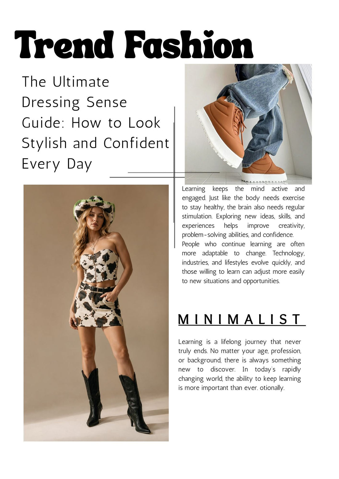 The Ultimate Dressing Sense Guide: How to Look Stylish and Confident Every Day