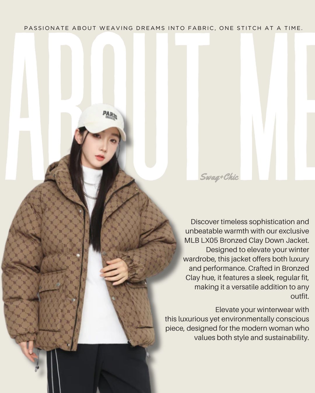 Timeless Warmth Meets Modern Luxury: The MLB LX05 Bronzed Clay Down Jacket