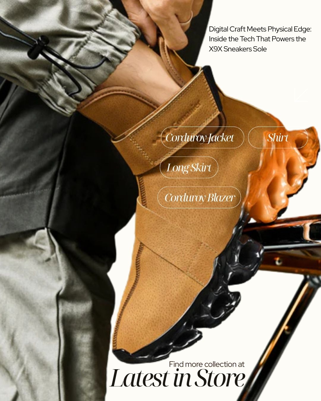 Digital Craft Meets Physical Edge: Inside the Tech That Powers the X9X Sneakers Sole