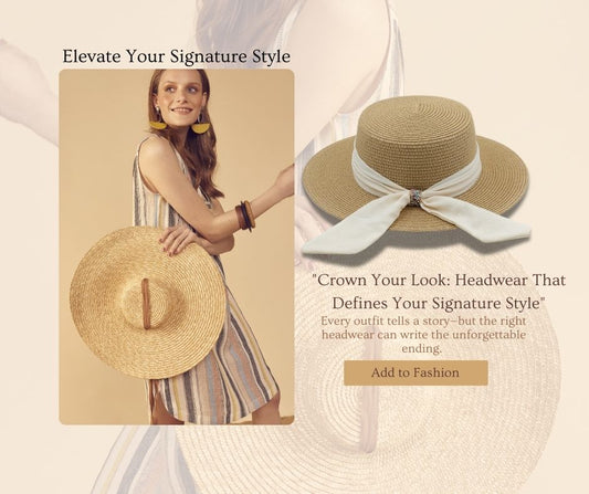 "Crown Your Look: Headwear That Defines Your Signature Style"
