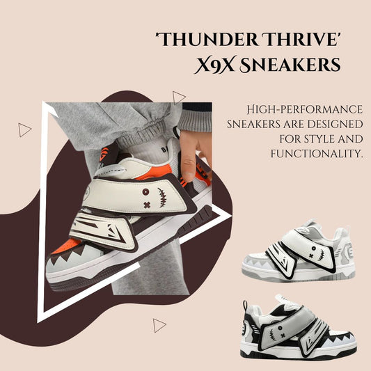 Conquer Every Step in Style with the ‘Thunder Thrive’ X9X Sneakers by Swag+Chic