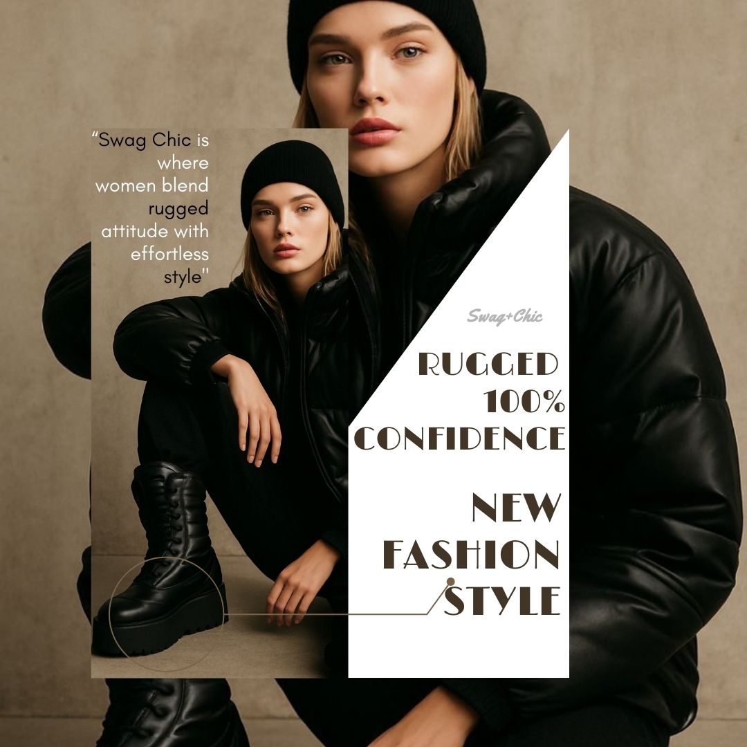 "Swag Chic is where women blend rugged attitude with effortless style"