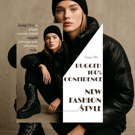 "Swag Chic is where women blend rugged attitude with effortless style"