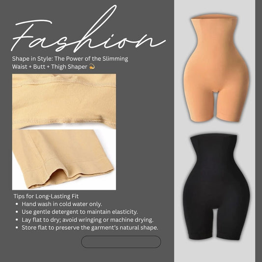 Shape in Style: The Power of the Slimming Waist + Butt + Thigh Shaper 💫