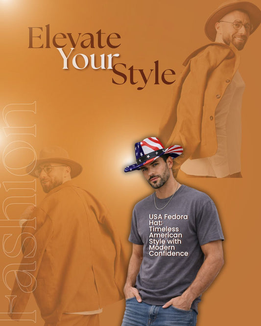 USA Fedora Hat: Timeless American Style with Modern Confidence