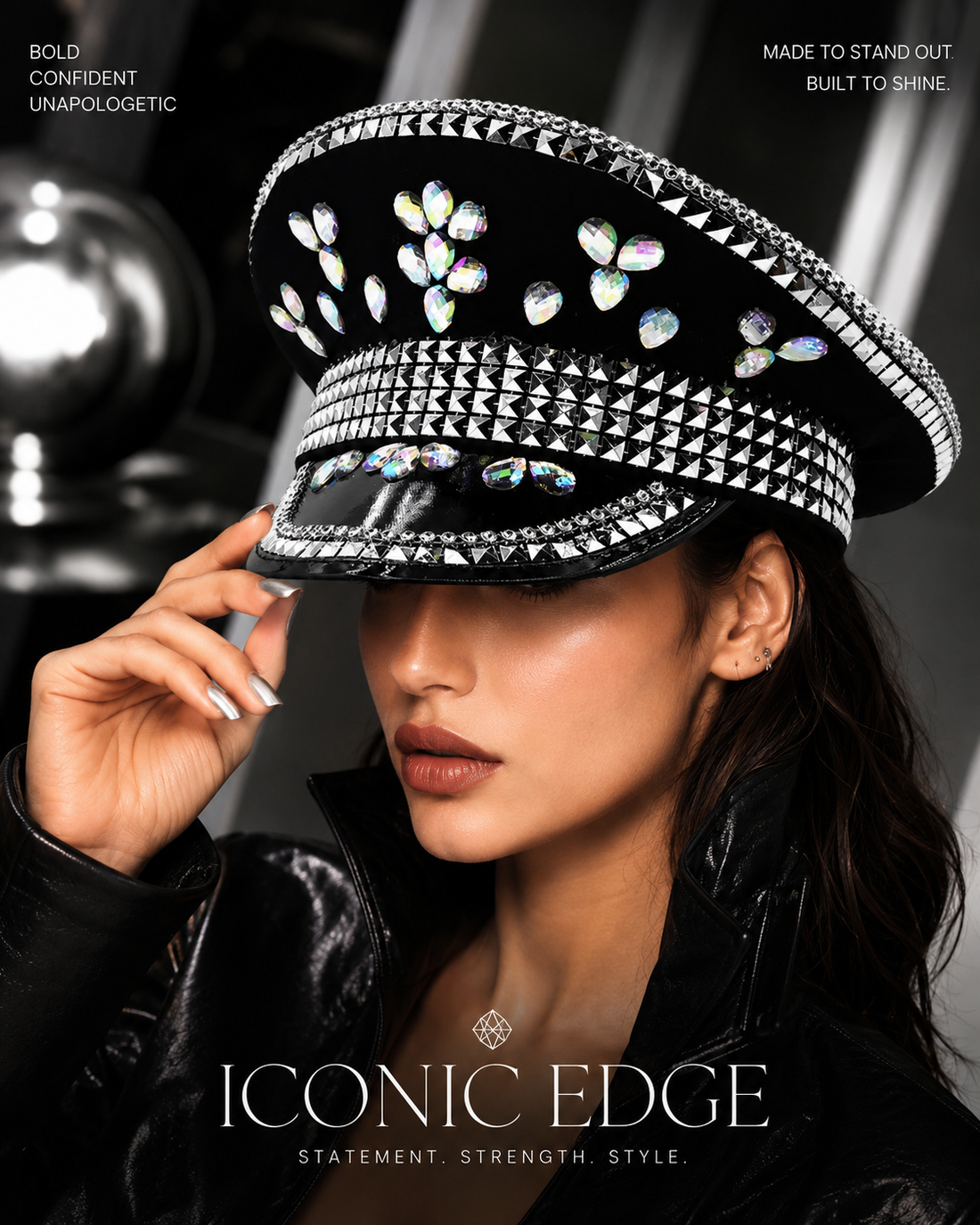 Luxury Rhinestone Party Hat: Shine Beyond the Spotlight