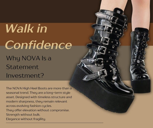 NOVA High Heel Boots: Where Power Meets Precision