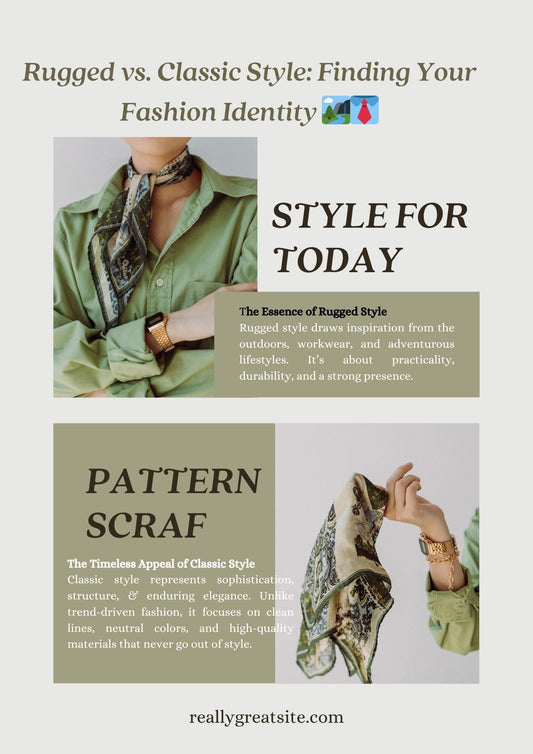 Rugged vs. Classic Style: Finding Your Fashion Identity 🏞️👔