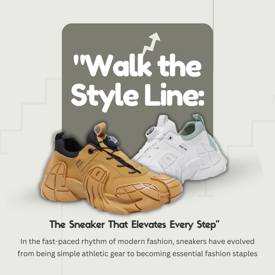 "Walk the Style Line: The Sneaker That Elevates Every Step"