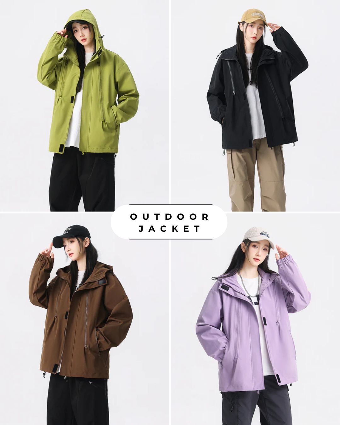 Bright Horizons: Embrace Adventure with the Colorful Outdoor Jacket Collection