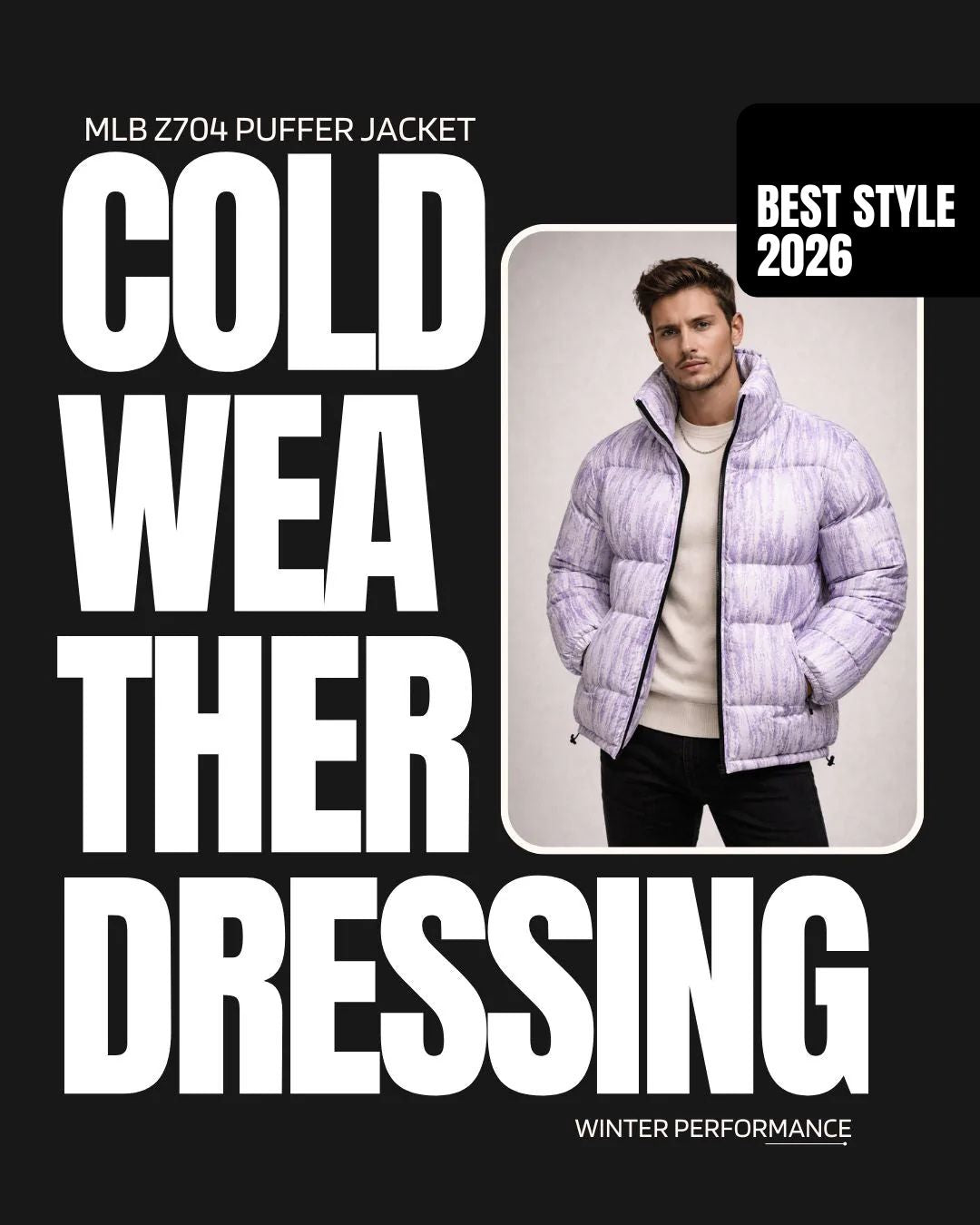 MLB Z704 Puffer Jacket: Redefining Winter Texture